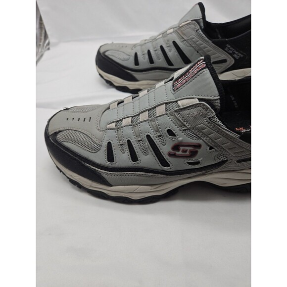 Skechers Slip Ins After Burn Ridgeburn Shoes Gray Mens Size 12 main image 12